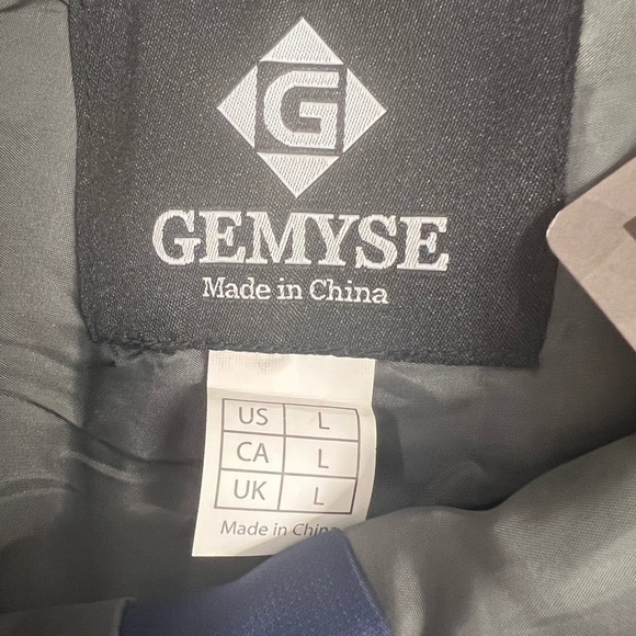 GEMYSE Men's Insulated Waterproof Ski Snow Pants Winter Windproof Pants - L - Picture 13 of 16